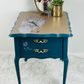 Blue French Provincial Side Table , Old To New Furniture & Decor