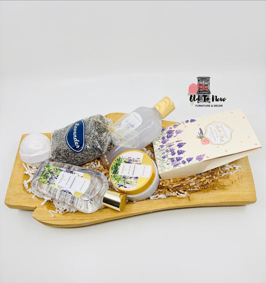 Lavender Spa Bath Gift Set, Old to New Furniture & Decor, Mothers Day gift, Birthday Gift, Hosewrming Gift, Hostess Gift, Get Well Soon Gift
