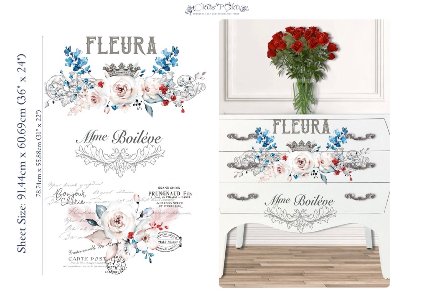 Grace on Design decoupage paper