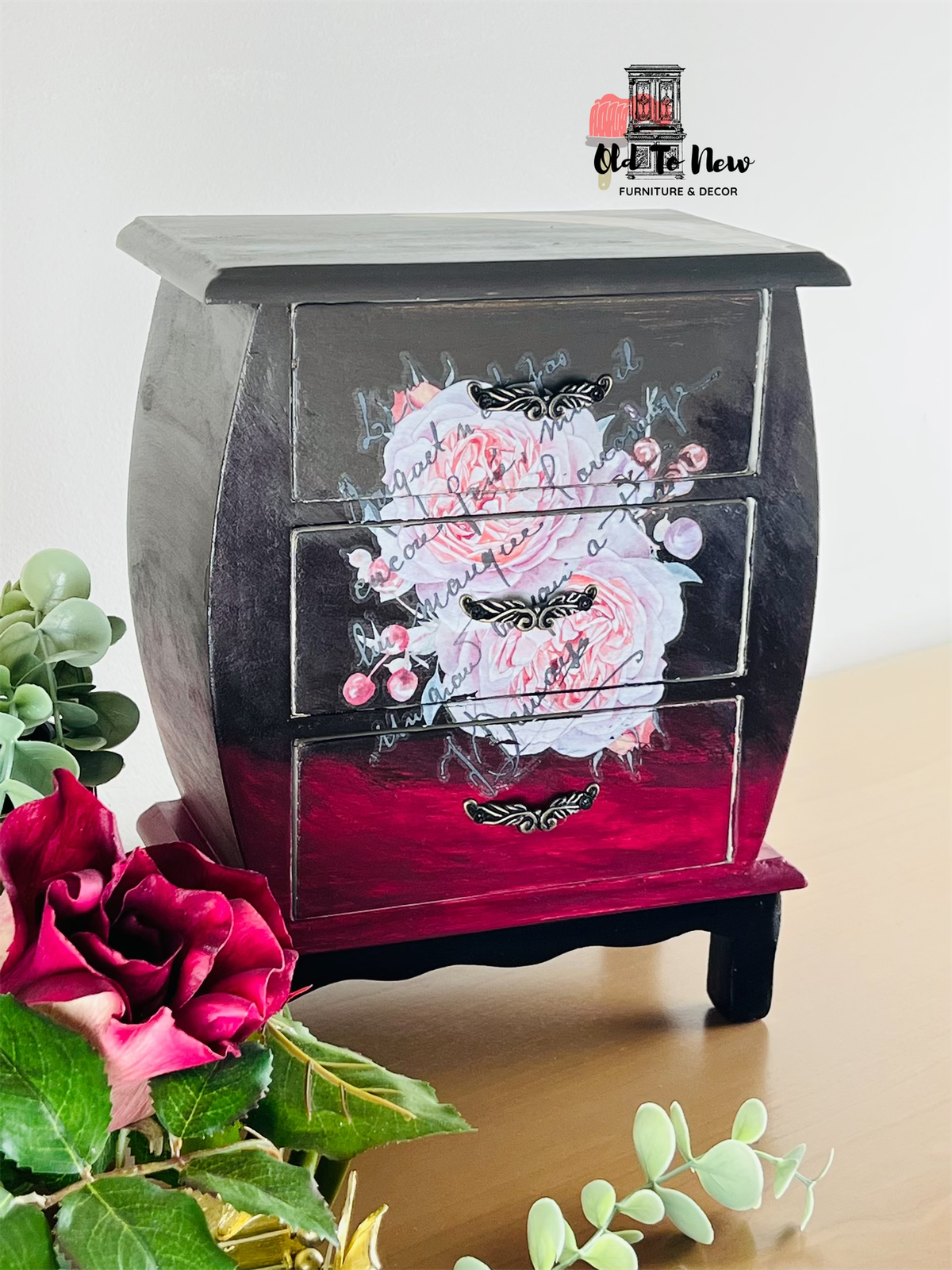 Pretty Jewelry Box, Wood Jewelry Box, Old to New Furniture & Decor , Jewelry Box Toronto, Jewellery Box Canada