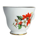 Vintage Sadler Wellington Bone China Tea Cup – Christmas Poinsettia & Holly Floral Design