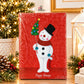 Light-Up Wendy Wiinanen "Happy Always" Red Snowman Stretched Canvas Wall Art