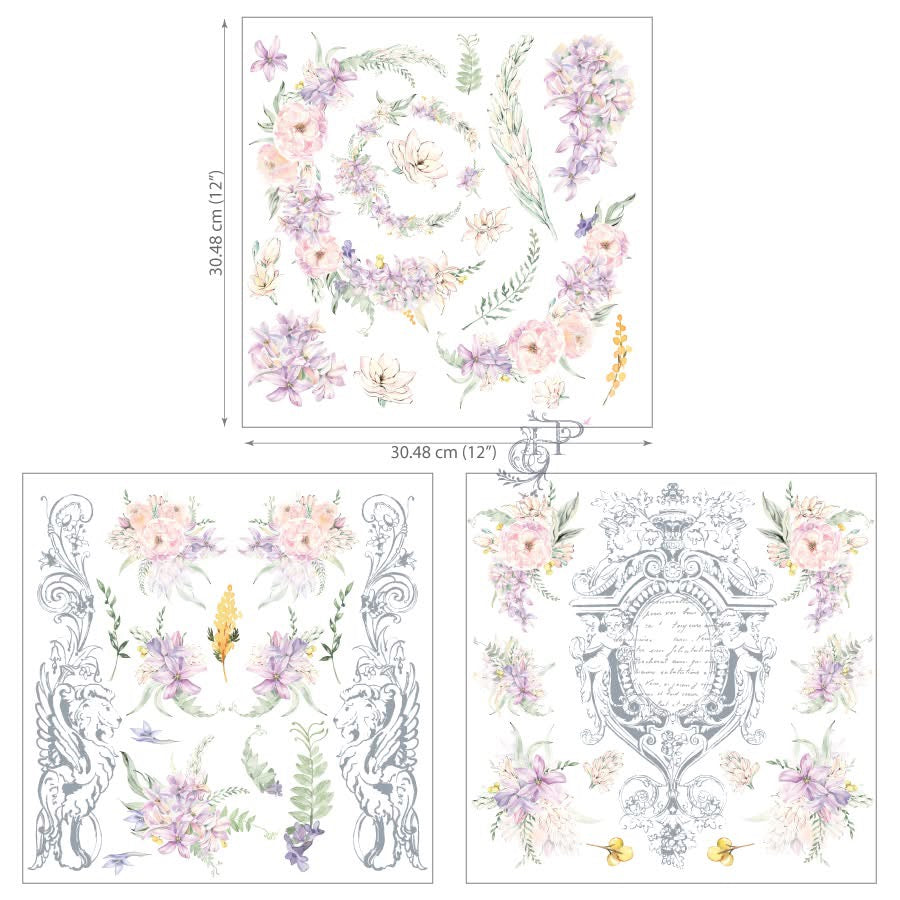 Hokus Pokus Petite Transfer - Poems – 3 Sheets