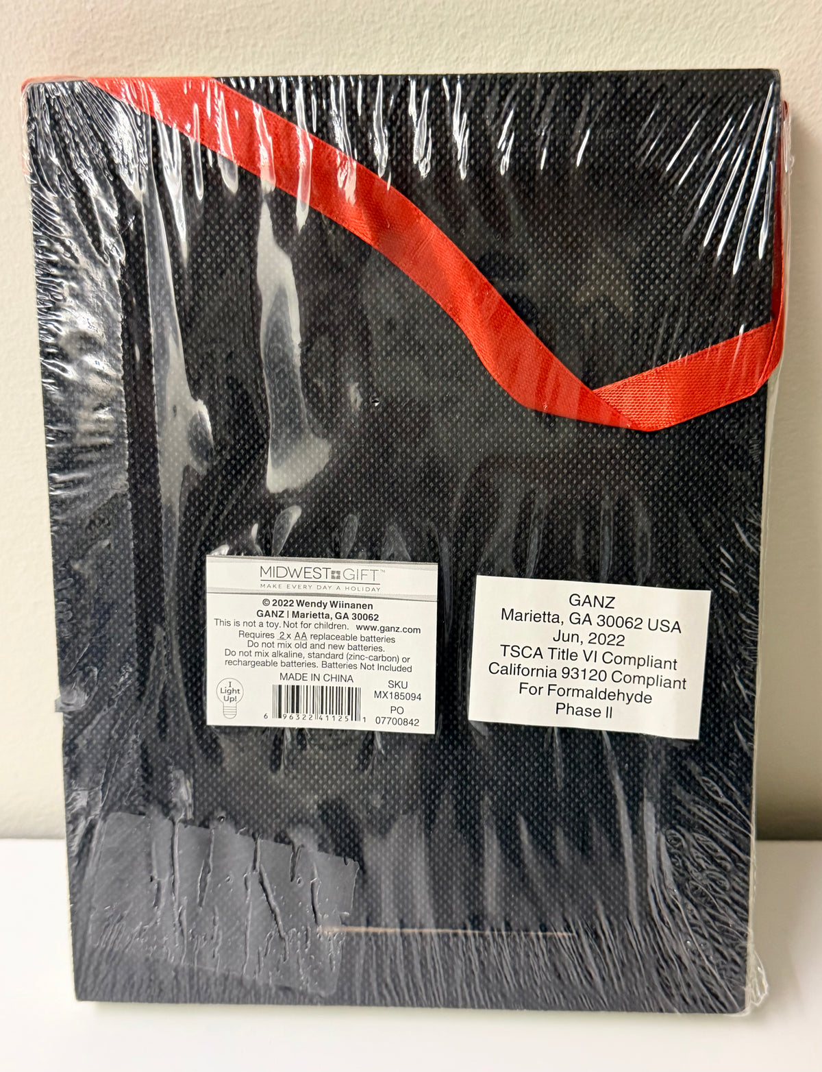 Light-Up Santa Christmas Tabletop & Hanging Décor – New in Original Packaging