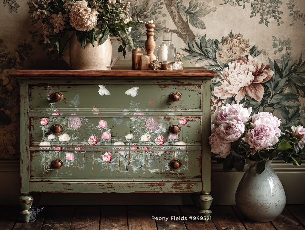 Hokus Pokus Transfer- Peony Fields Image Transfer