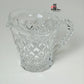 Vintage Diamond Cut Glass Pitcher