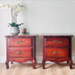 Unfinished French Provincial End Tables, Select Paint Color and Customize These Tables.