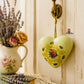 Vintage Aidees of Torquay Ceramic Heart Pomander
