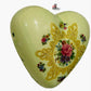 Vintage Aidees of Torquay Ceramic Heart Pomander