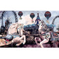 Hokus Pokus Transfer - Let’s Go To The Merry-Go-Round; horses carousels & air balloons.