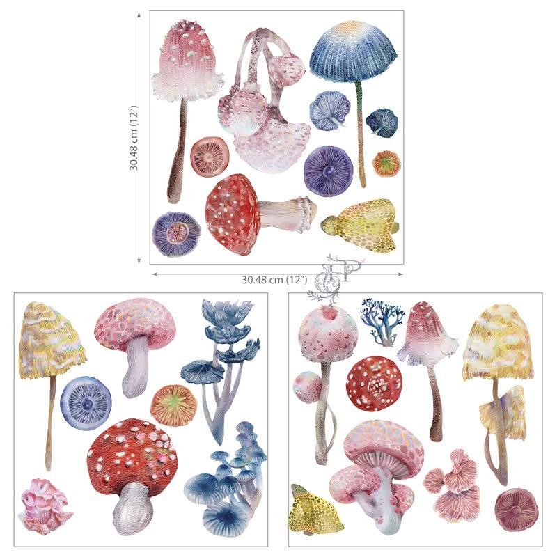 Hokus Pocus Petite Transfer - Magic Mushroom