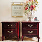 Unfinished French Provincial End Tables, Select Paint Color and Customize These Tables.