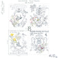 NEW Hokus Pokus; French Petals – Mezzo (Medium) Transfer – 4 x Sheets, Forge & Blume