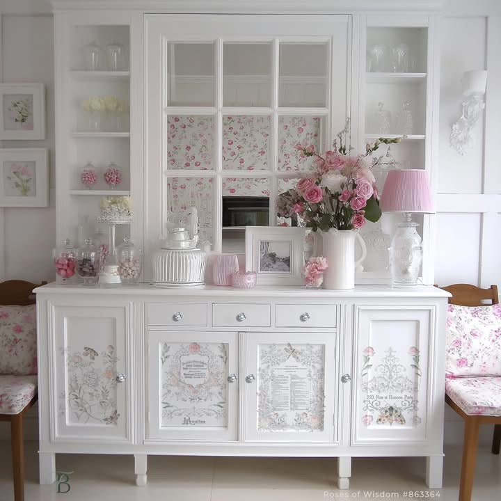 Hokus Pokus; Roses Of Wisdom – Mezzo Transfer; old to new furniture & decor 