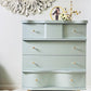 Gorgeous 4 Drawer Art Deco, Mid Century Modern Armoire Painted With Fusion Mineral Paint