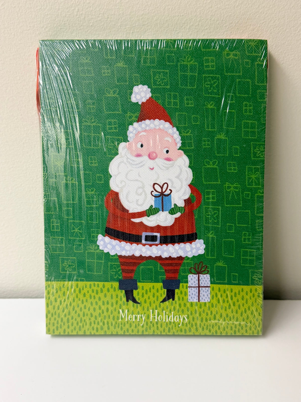 Light-Up Santa Christmas Tabletop & Hanging Décor – New in Original Packaging