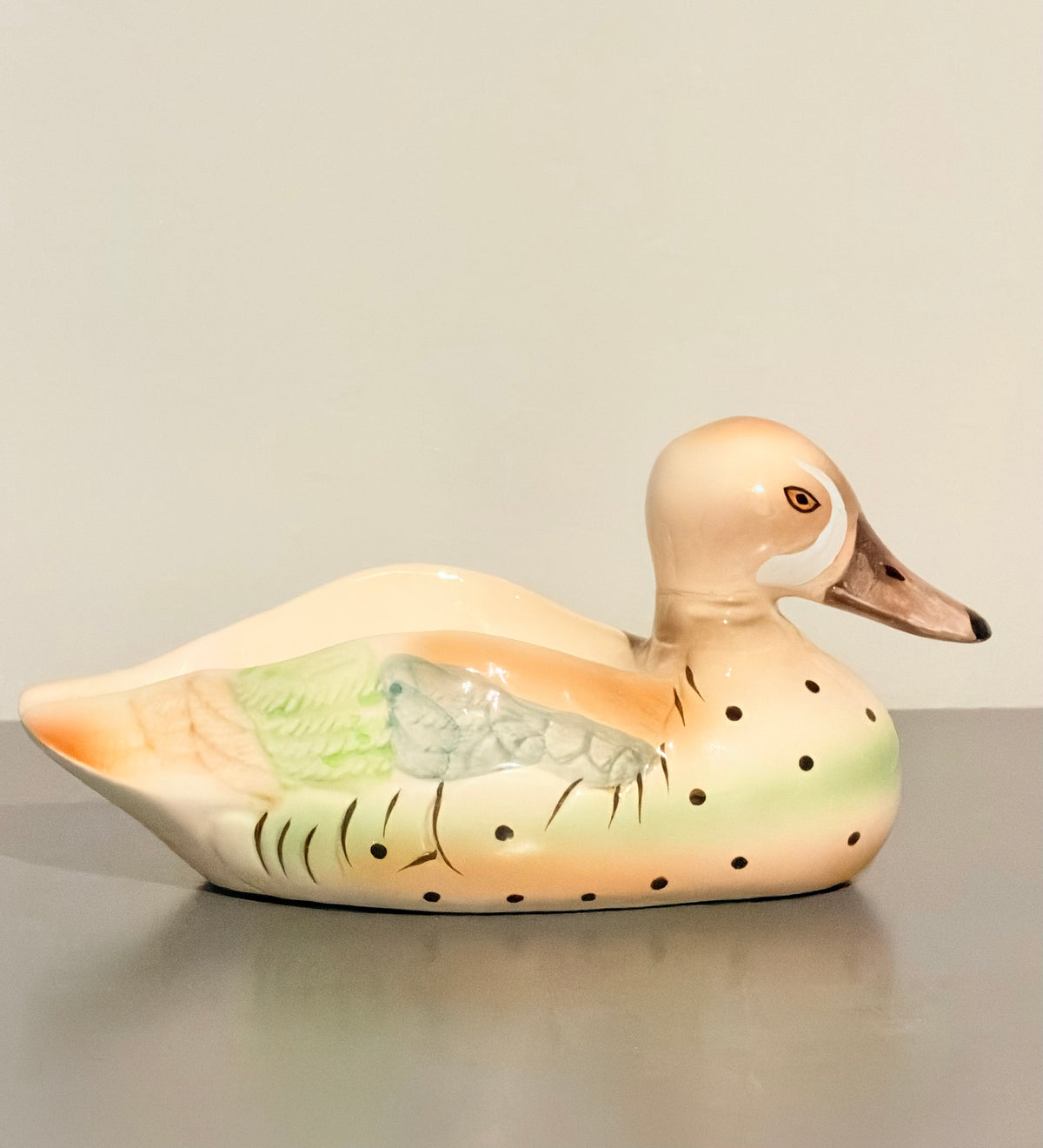 Vintage Ceramic Duck Figurine