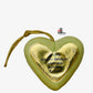 Vintage Aidees of Torquay Ceramic Heart Pomander