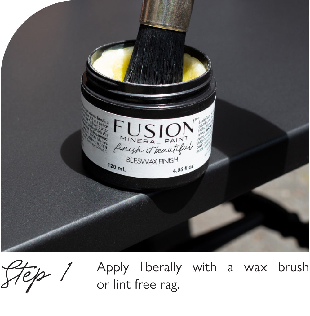 Fusion Mineral Paint;  Beeswax Finish | Old to New Furniture & Decor