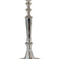 Pair of Vintage Neoclassical Silverplated Candlesticks – Fluted Baluster Taper Holders