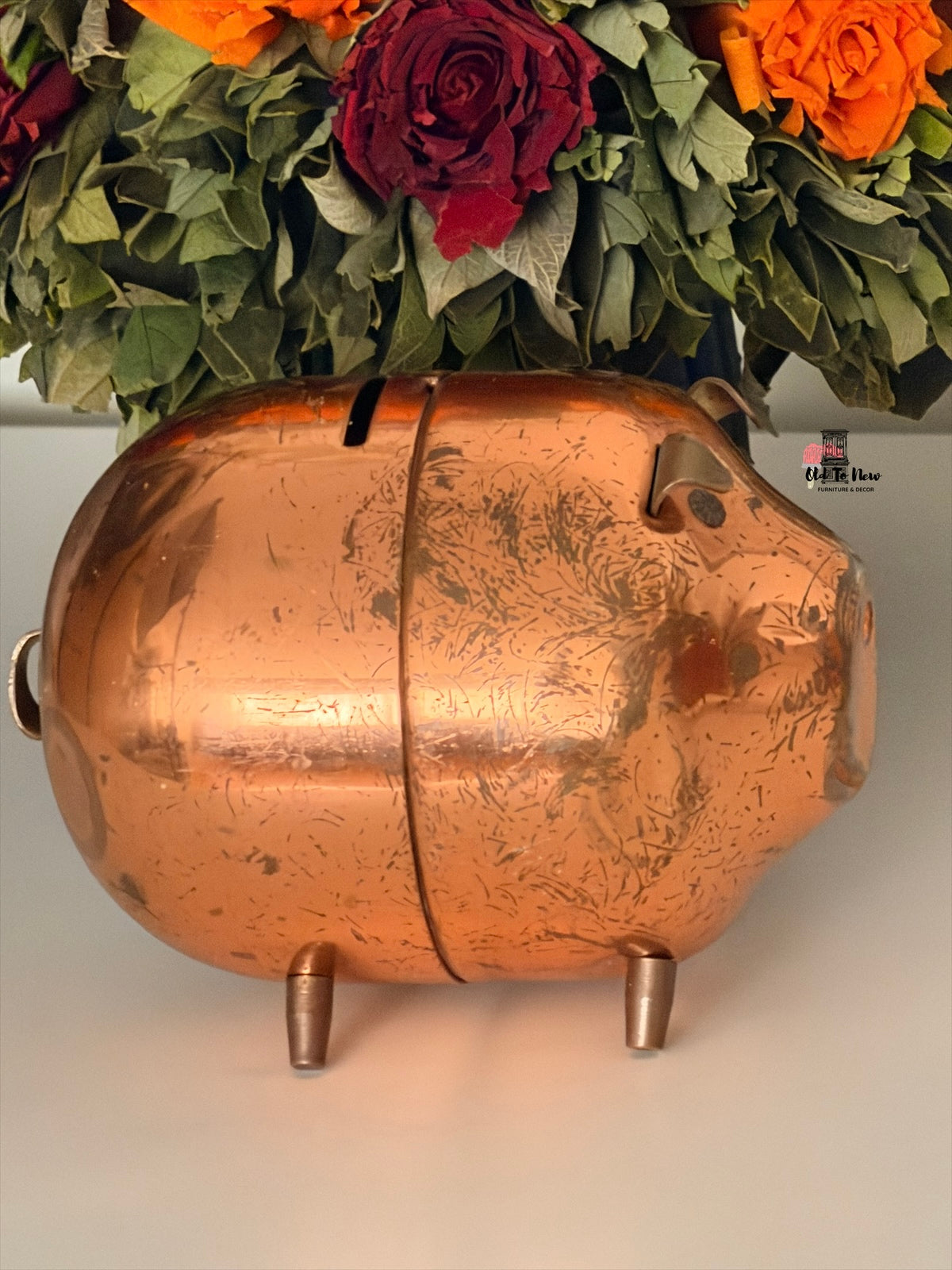 Vintage Coppercraft Guild Copper Piggy Bank