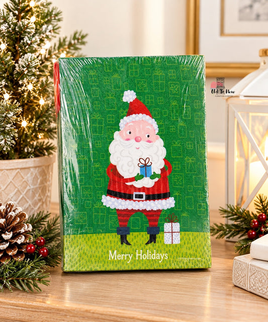 Light-Up Santa Christmas Tabletop & Hanging Décor – New in Original Packaging