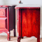 Unfinished French Provincial End Tables, Select Paint Color and Customize These Tables.