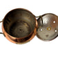 Vintage Copper Potpourri Pot With Brass Handles and Vented Lid