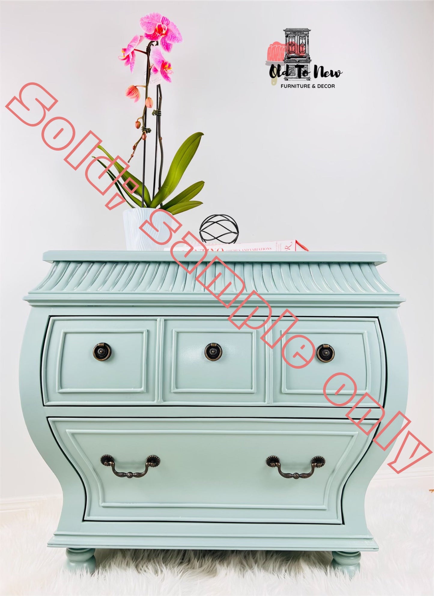 Gorgeous Antique Bombe Chest Night Stands; Choose Paint Color and Customize These End Tables