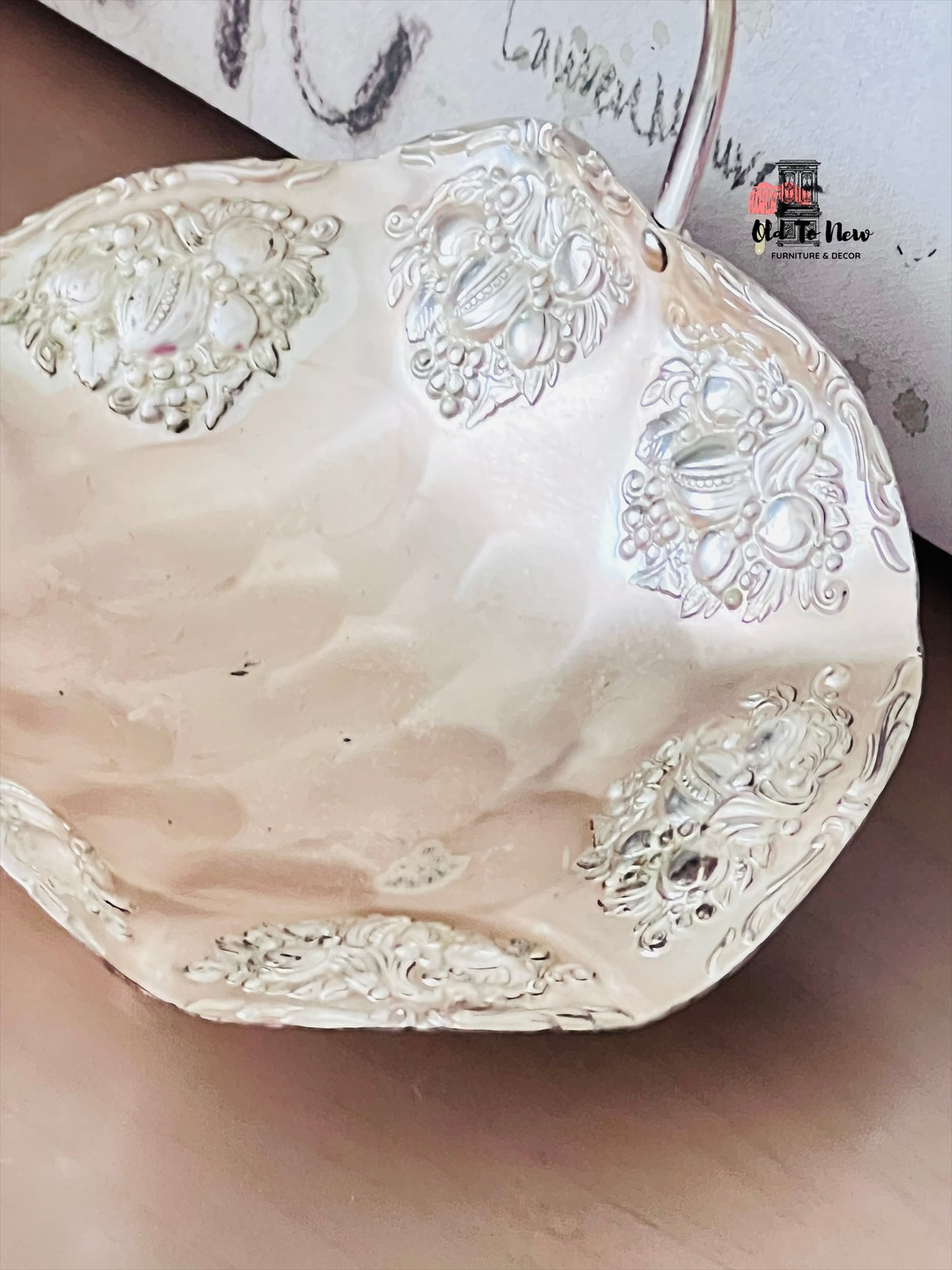 Silver- Plate Catch All; Old to New Furniture & Decor