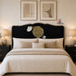 Black and Gold Large Headboard French Provincial Design
