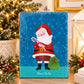 Light-Up Wendy Wiinanen "Merry Ho Ho" Jolly Santa Stretched Canvas Wall Art