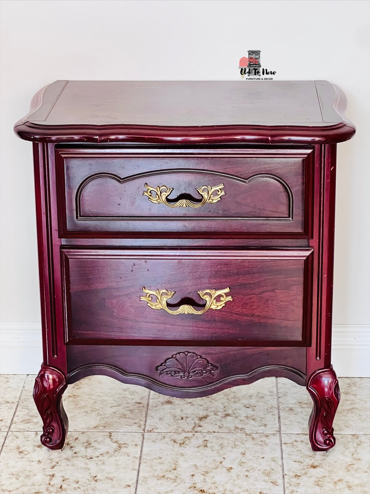 Unfinished French Provincial End Tables, Select Paint Color and Customize These Tables.