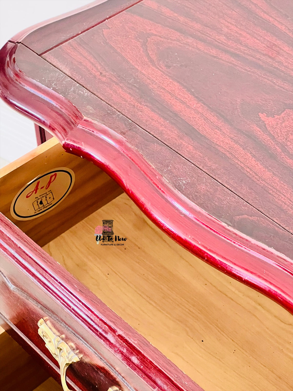 Unfinished French Provincial End Tables, Select Paint Color and Customize These Tables.