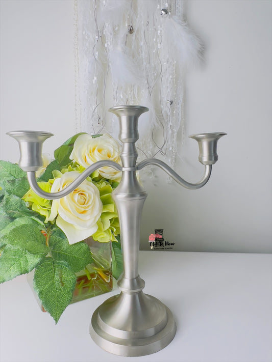 Stunning Candelabra 3 Arm Silver