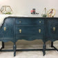 Unfinished Large Jacobean Buffet Credenza