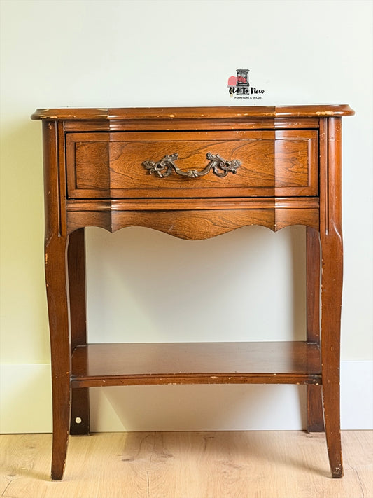 Unfinished French Provincial End Table Select A Paint Color and Customize This Table
