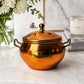 Vintage Copper Potpourri Pot With Brass Handles and Vented Lid