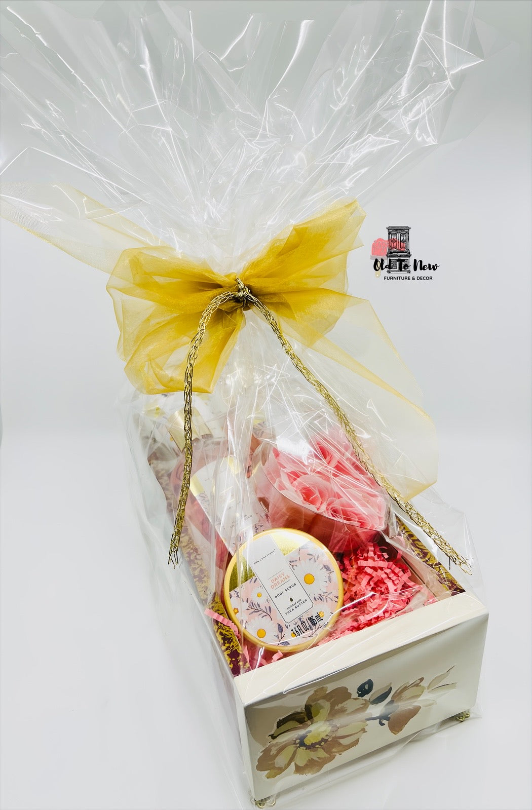 Gift Basket Spa Set, Spa Gift Box, Old to New Furniture & Decor, Get Well Soon Gift, Mothers Day Gift, Anniversary Gift.