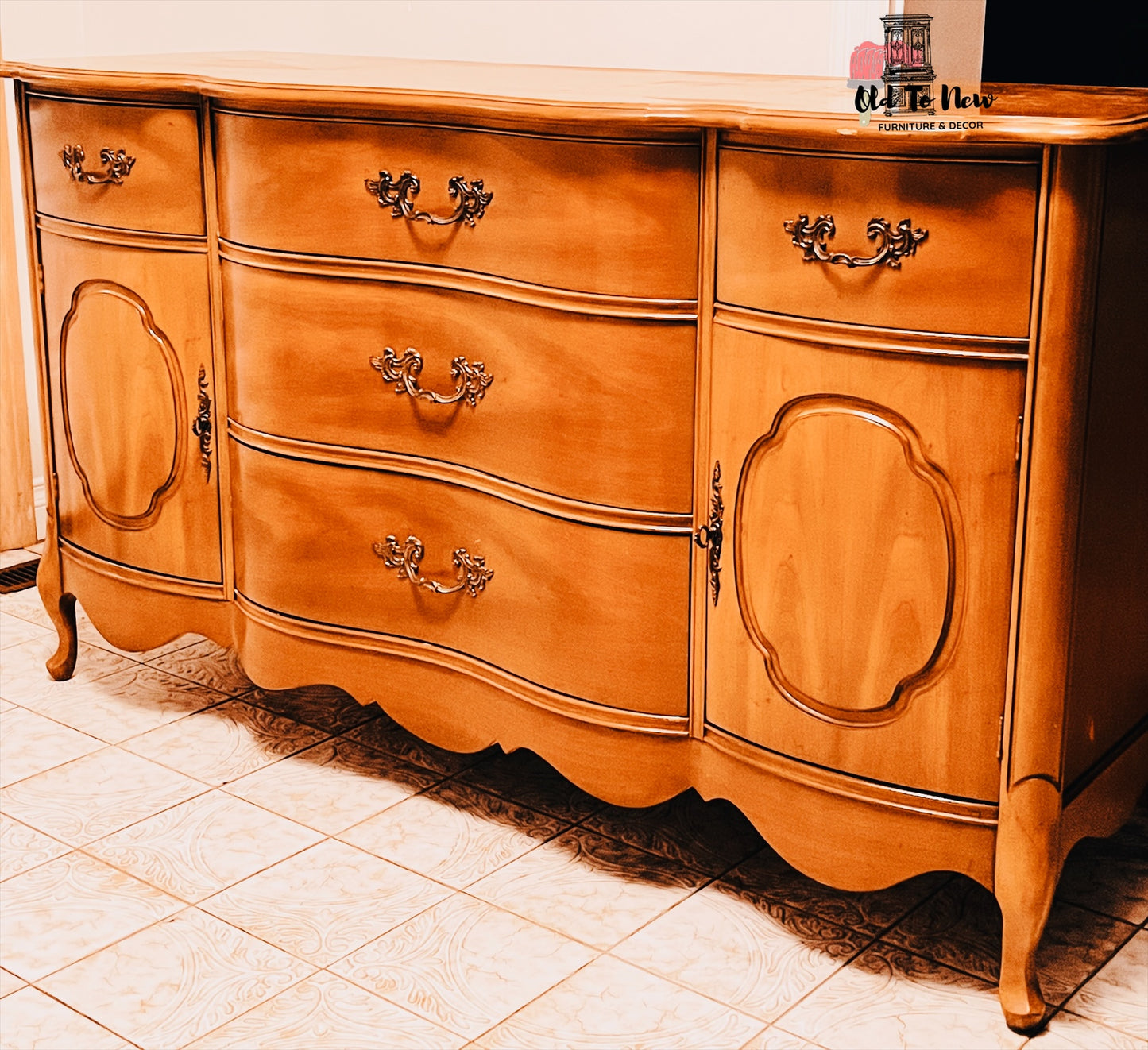 Stunning Large Sideboard Available, French Provincial Style; Choose A Paint Color and Customize This Sideboard