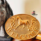 Brass Antique Welcome Sign with a Trotting Horse