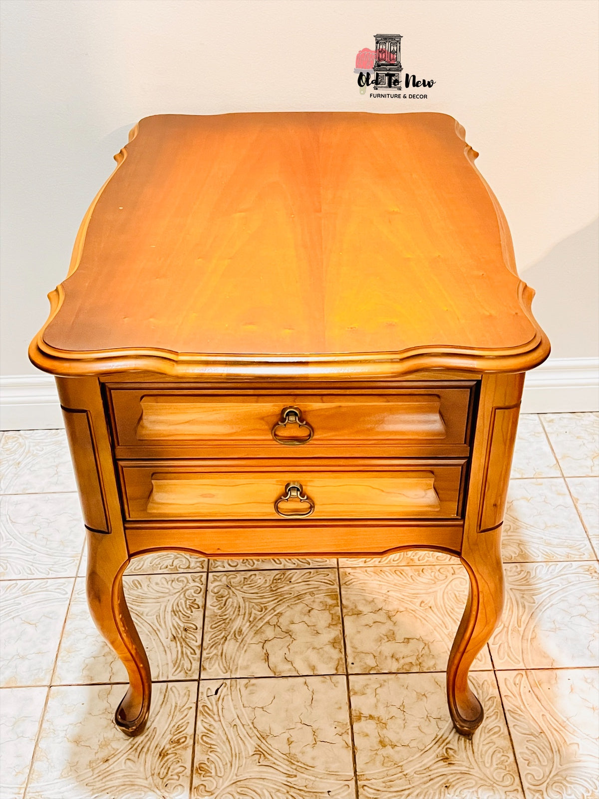 Unfinished French Provincial End Tables; Choose Your Paint Color and Customize These Wood End Tables.