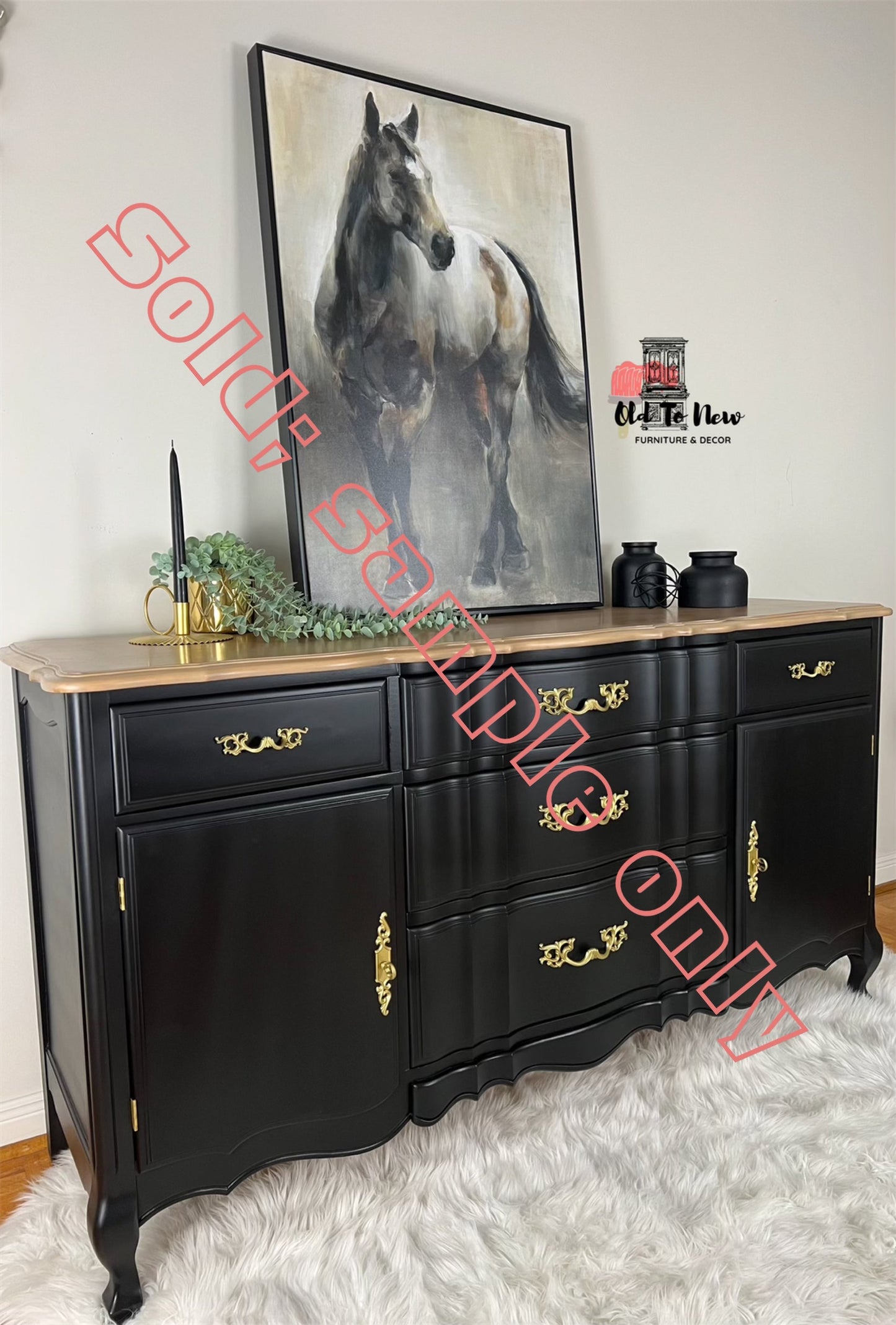 Large Sideboard; Old to New Furniture & Decor