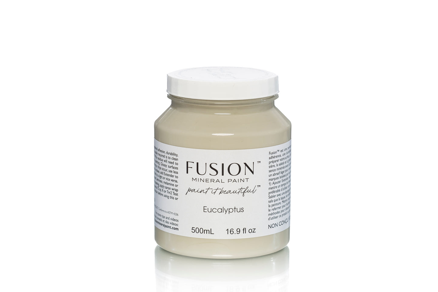 Eucalyptus Fusion Mineral Paint, Muted Grey Paint Color| 500ml Pint Size