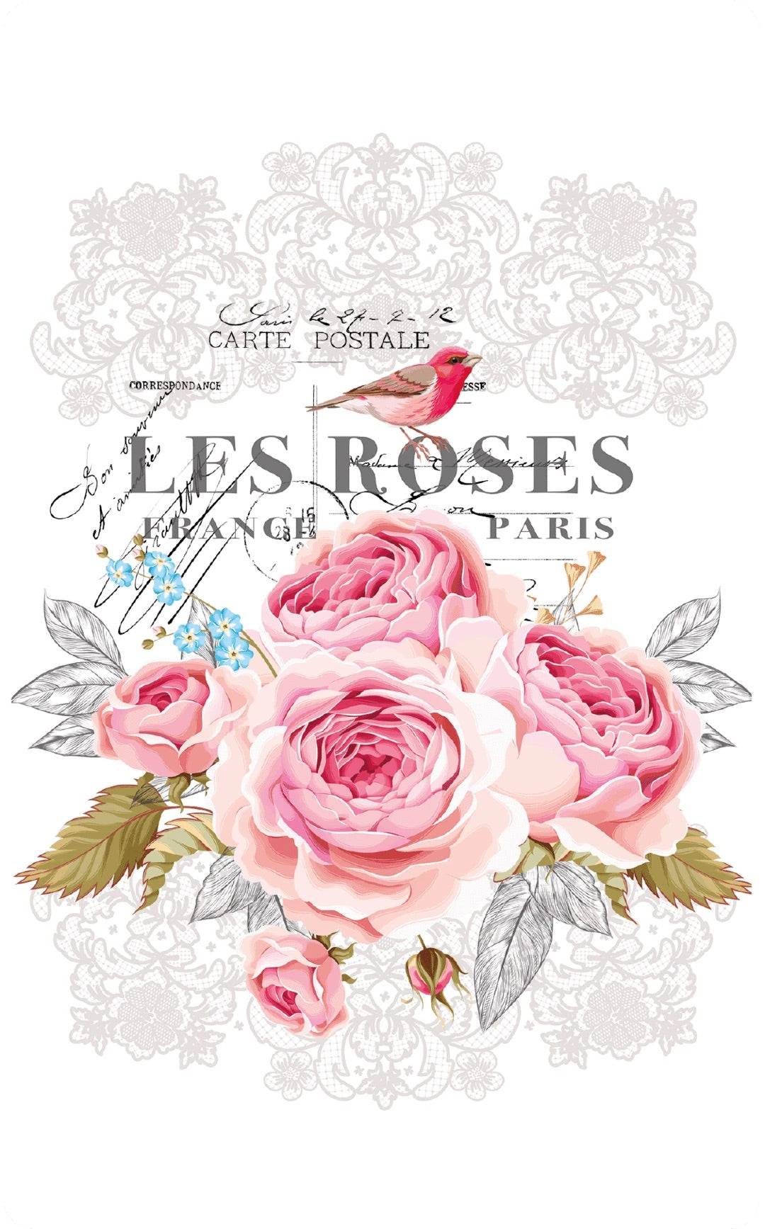 Hokus Pokus Transfer - Les Roses Decor Transfer