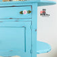 Antique Sideboard Painted Tiffany Blue with Provence From Annie Sloan