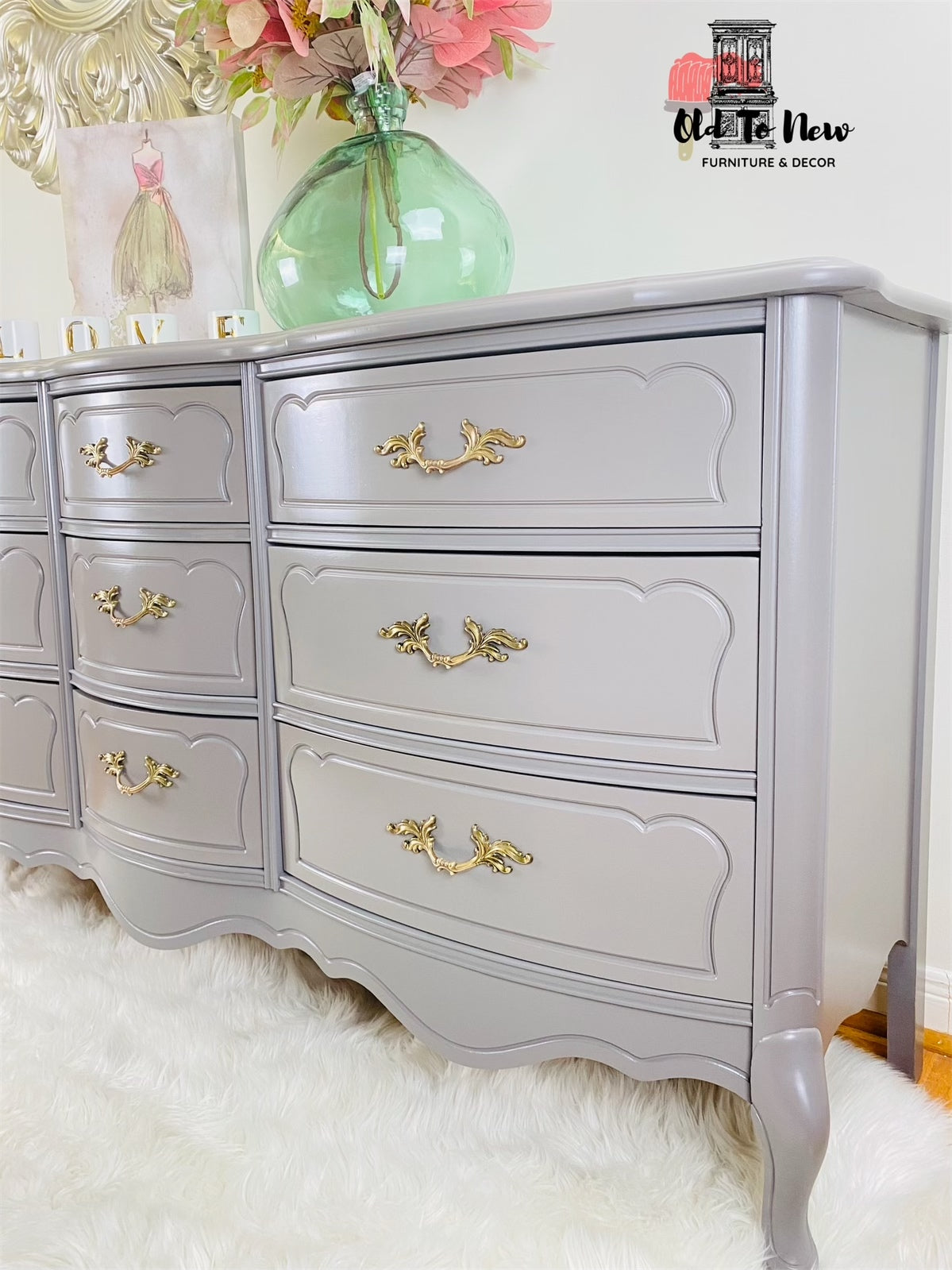 Grey Dresser French Provincial