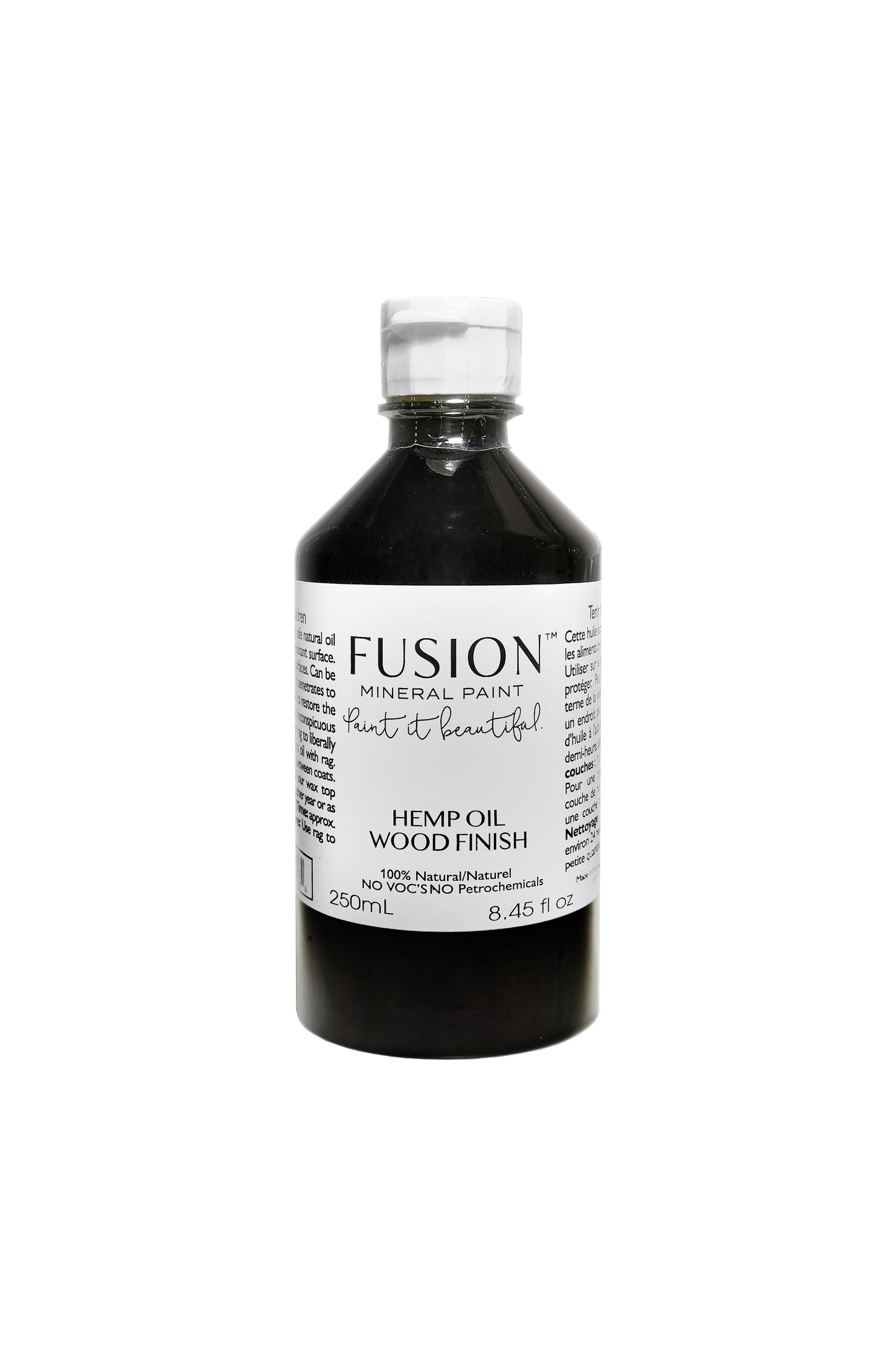 Hemp Oil Fusion Mineral Paint, Top Coat Protection  | 250 ml Size