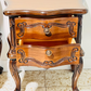 Wood End Table. Ornate - Old to New Furniture and Decor