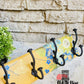 Rustic Modern 5 Hanger Metal Hooks Wall Mounted Gift
